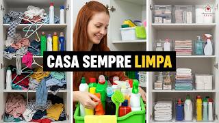 HÁBITOS PARA UMA CASA SEMPRE LIMPA E ORGANIZADA