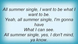 Billy Idol - All Summer Single Lyrics