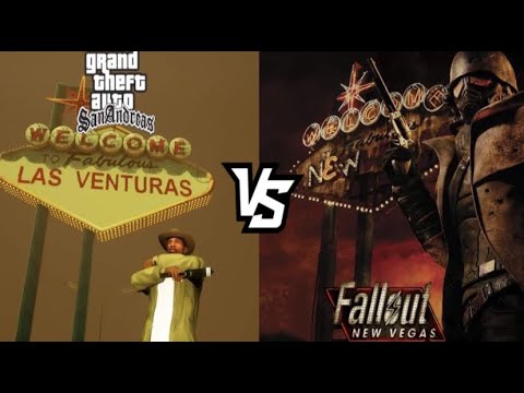 Comparing locations of Fallout New Vegas and Grand Theft Auto San Andreas
