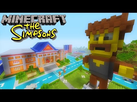 Minecraft XBOX - Hunger Games - Simpsons : Spring Field (Part 1)