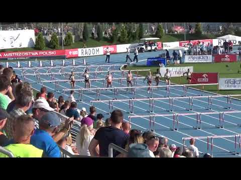 95. PZLA Mistrzostwa Polski - 100 m ppł - finał