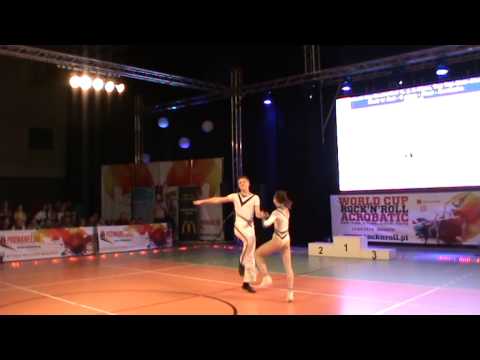 ERSHOV Mikhail, ZINCHENKO Maria - Final Acrobatic B class - WorldCup R'a'R Kraków 12.04.2014