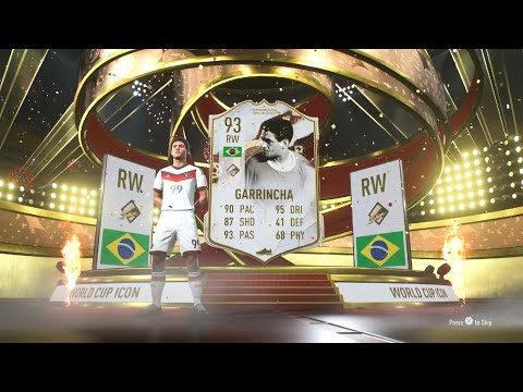 FIFA 23 Packed World Cup Icon Garrincha lucky normal mega pack
