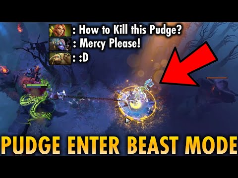 when Pudge enter Beast Mode   Perfect Timing TP HOOK mid Tinker No Mercy | Genius Pudge