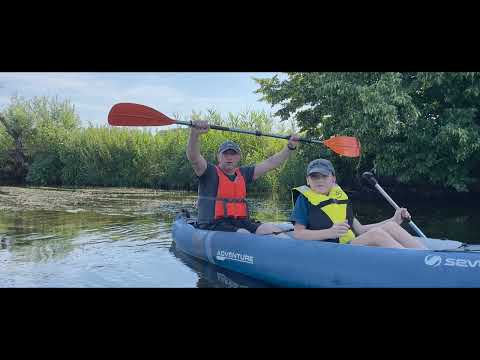 Kajakfahren | Donau | Pfohren - Neudingen | 4K Cinematic | DJI Pocket 3 time-lapse bike