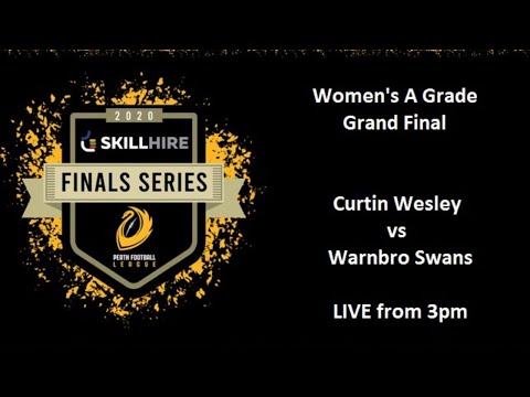 2020 Perth Football League Women's A Grade Grand Final - Curtin Wesley vs Warnbro Swans