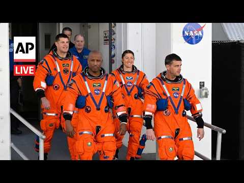 Video Thumbnail: LIVE: Artemis II astronauts answer questions ahead of moon launch