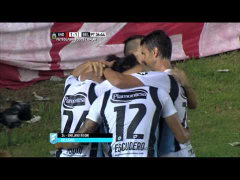Gol de Rigoni. Independiente 1 - Belgrano 1. Fecha 4. Primera División 2015. FPT.