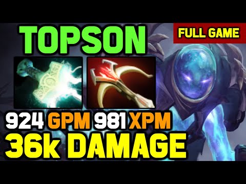 Topson NONSTOP Spamming Arc Warden HIGH DPS FARMING BUILD