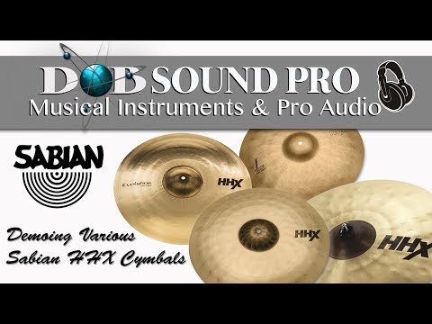 Sabian HHX Evolution, X-Treme, Legacy & Groove Cymbals Demo