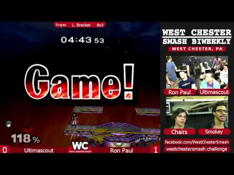 WCS 4/16/2016 L.Bracket: Ultimascout (Marth) vs Ron Paul (Fox)