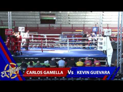 1, KEVIN GUEVARA VS CARLOS GAMELLA por EL BRONX y RIMER BOX en la Cubierta de Leganes 1 de Abril