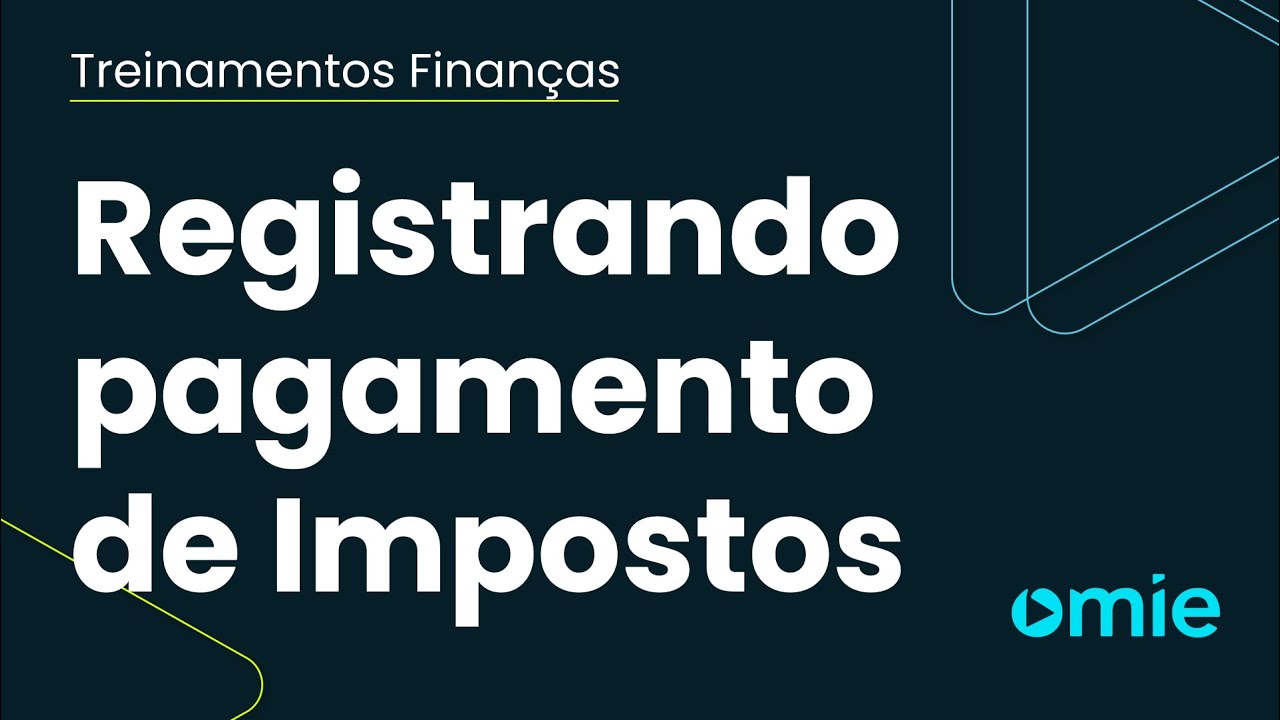 04 - Registrando pagamento de Impostos