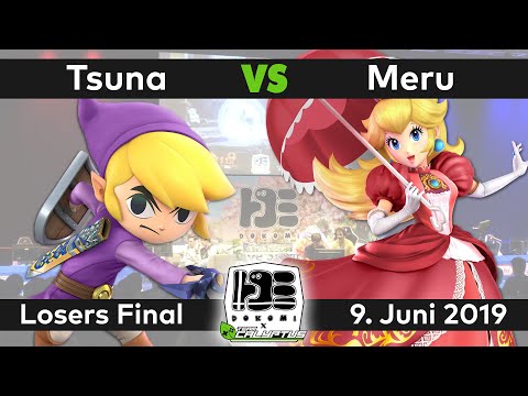DoKomi 2019 | TCL Tsuna (Toon Link) vs Meru (Peach) | Losers Final