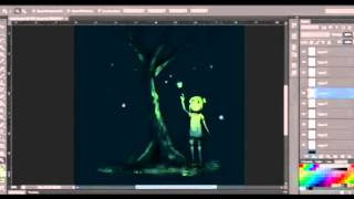 Painting process: Curiosity