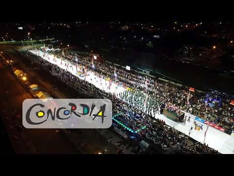 Carnaval de Concordia 2023 - Noche Inaugural. Tomas aéreas