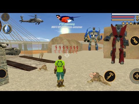 Vegas Crime Simulator (Vegas Hero Convert Army Base into Graveyard) Helicopter Fire rises - FHD