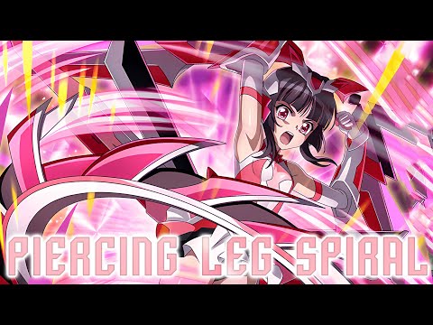 Symphogear XD Unlimited JP - Shirabe PIERCING LEG SPIRAL
