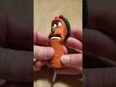 Animating Ginger's Mouth Shapes 🐔 Making Of Chicken Run: Dawn of the Nugget #BehindTheScenes #shorts