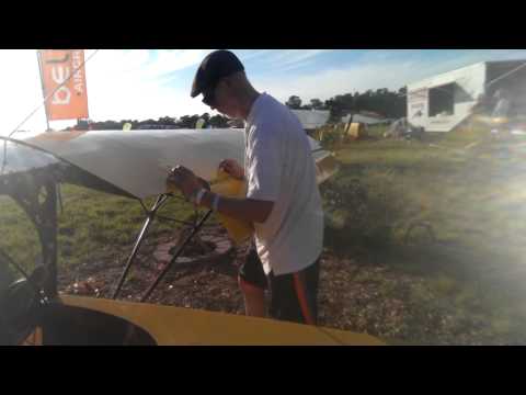 Wing folding on a Belite