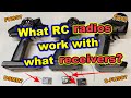 What RC Radio Transmitter Works With What Receiver Futaba Sanwa Spektrum FHSS DSM2 DSMR