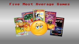 The Five Most Average Firebird Budget Games for the Commodore 64