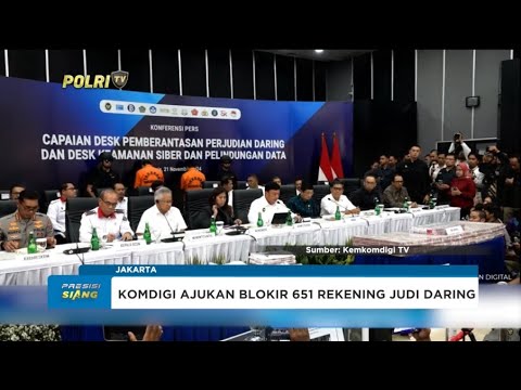 PENCAPAIAN KINERJA DESK PEMBERANTASAN PERJUDIAN DARING