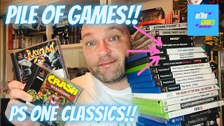 LIVE VIDEO GAME HUNTING Ep. 23 - Another Stack of Games /  Some PS One Classics!