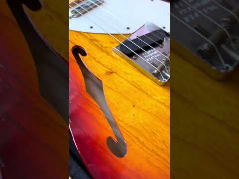 Immagine 2025 Fender Custom Shop Telecaster Thinline W25 50s Journeyman - Aged Cherry Sunburst - 26