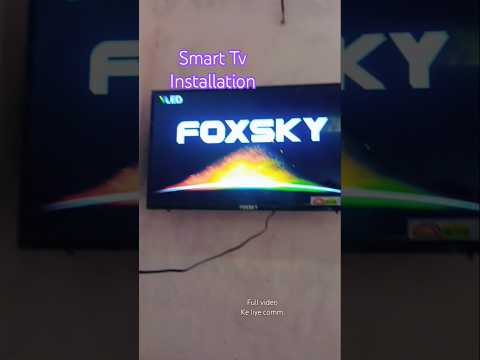 foxsky#smarttv#installation #and#backstand#📱🏇🏻###ride