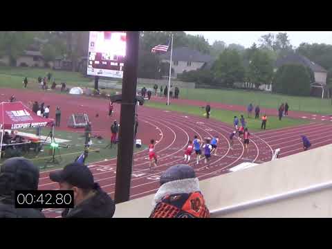 2025 Boys Sectionals @ Lockport HS - 4x200m Heat 2