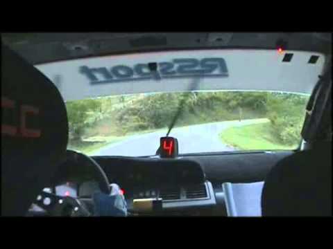 Cameracar Rally delle Langhe 2012 Viberti-Casanova Clio FA7 jolly e poi uscita di strada