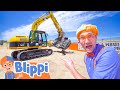 Blippi Visits Dig This Las Vegas And Learns Verbs Blippi Challenges And Games For Kids