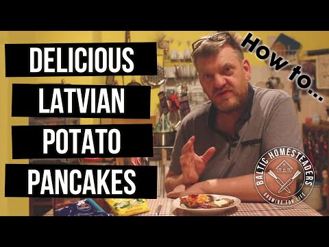 How to Make Latvian Potato Pancakes
