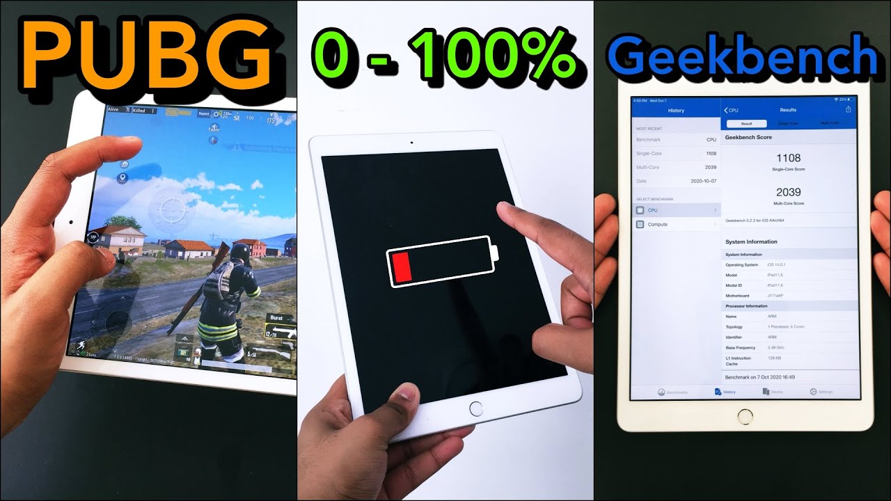 3 USEFUL 2020 iPad Tests You Should See Before Buying [PUBG Gaming, Battery, Geekbench 5]