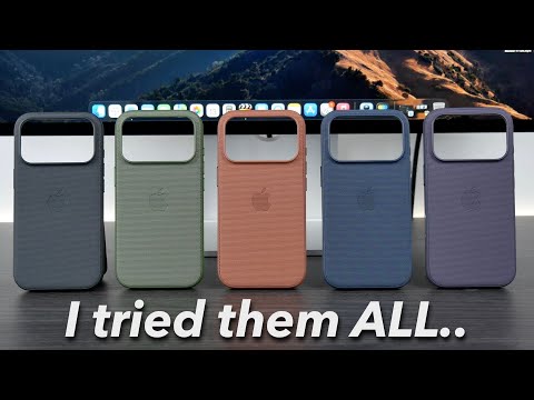 New Tech Woven Case ALL Colors with the iPhone 17 Pro Deep Blue