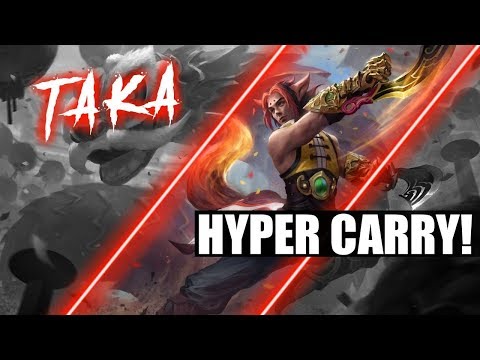 Taka is back! Hyper Carry From The Bot Lane! Vainglory 5v5