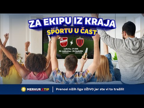 XtipStream: FK Jedinstvo (Rumenka) – FK Radnički (Zrenjanin) (subota, 12. jun, 17:30h)