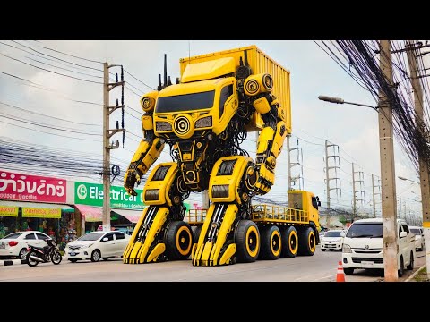 Truk Oleng Telolet Berubah Jadi Robot Transformers