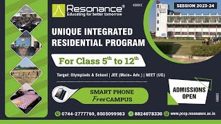 Resonance Introduces a Unique Integrated Residential Program For Classes 5th to 12th