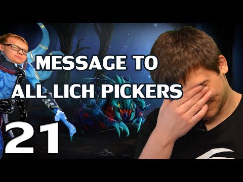 Arteezy - Best Moments #21 - MESSAGE TO ALL LICH PICKERS ft MOTIVATION GURU ARTEEZY