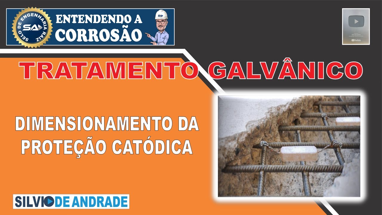 DIMENSIONAMENTO DA PROTEÇÃO CATÓDICA DO CONCRETO ARMADO- 04/07/2024