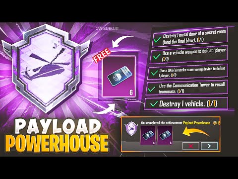 PAYLOAD POWERHOUSE ACHIVEMENT IN THE EASIEST WAY || HOW TO COMPLETE PAYLOAD POWERHOUSE ACHIVEMENT