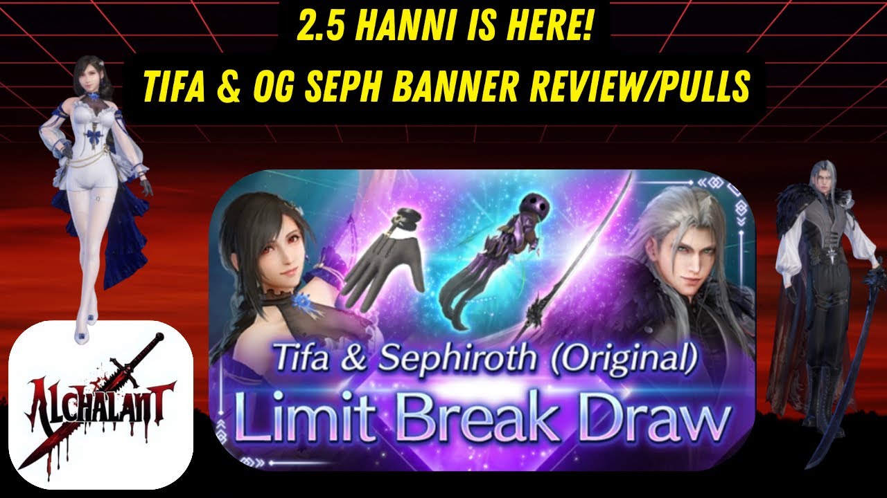 FF7 Ever Crisis - 2.5 Year Anniversary - Tifa and OG Sephiroth Banner Review and Pulls