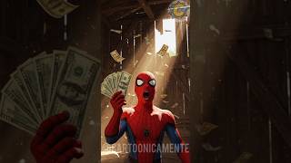 Ele encontrou uma VACA que IMPRIME DINHEIRO! 🤑💰 #spiderman #ia #shorts #deadpool #venom