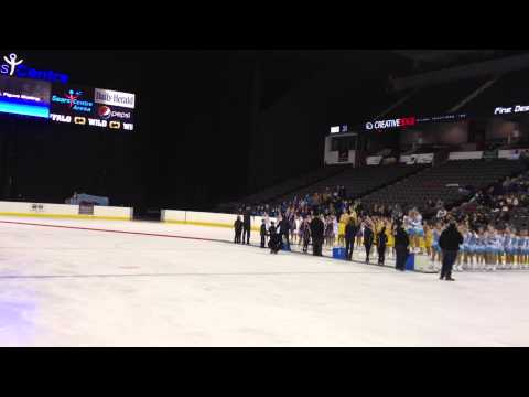 Startlights Juvie Synchronized Skating Mid-Pac 2014 Bronze Awards Ceremony