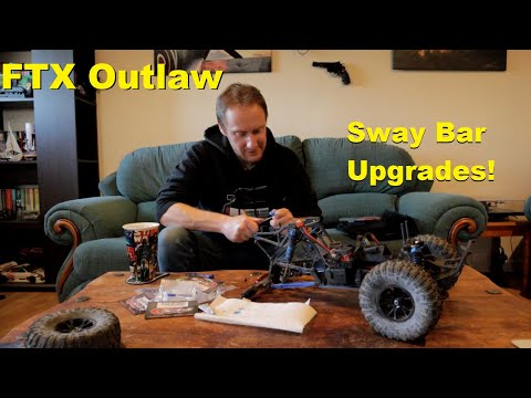ROLLING RESISTANCE ... FTX Outlaw Sway Bar Upgrades! Trying to keep it on all four wheels.