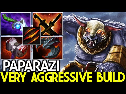 PAPARAZI [Ursa] Very Aggressive Diffusal Build Easy Solo Kill Dota 2