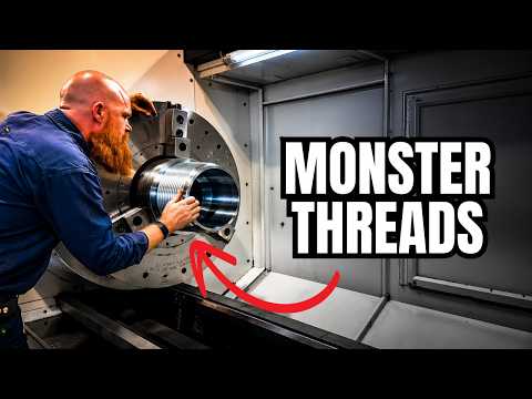 Machining The Largest Thread I've Ever Attempted