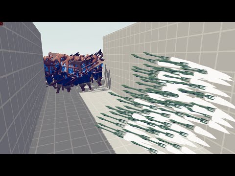 25x Missile Soldier vs 100x EVERY UNITS ► Totally Accurate Battle Simulator TABS